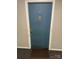 Apartment door with unit number, buzzer, peephole and welcome mat at 417 Orchard Trace Ln # 6, Charlotte, NC 28213