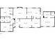 Detailed floor plan showcasing the layout and flow of the house at 5013 Prestwick Ln, Charlotte, NC 28212