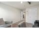 Bright and airy bedroom with neutral paint and carpet, offering a view into the hallway at 518 Tayberry Ln, Fort Mill, SC 29715