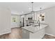 Kitchen featuring light cabinets, granite countertops, and stainless appliances at 630 W Bell St, Statesville, NC 28677