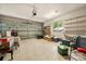 Spacious two-car garage with built-in shelving and ample storage space at 7 Turtle Ln, Clover, SC 29710