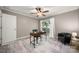 Home office featuring a desk, chair, door to the exterior deck, and ample space for work and relaxation at 7 Turtle Ln, Clover, SC 29710