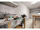 Organized workshop area with pegboard, shelving and table at 7 Turtle Ln, Clover, SC 29710