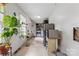 Bright laundry room with a window and storage shelves at 124 Courtney Ln, Matthews, NC 28105