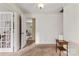 Bright room shows neutral walls and provides access to other rooms at 124 Courtney Ln, Matthews, NC 28105