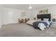 Spacious bedroom with a luxurious king-sized bed, neutral decor, and serene ambiance provides ultimate comfort at 129 Canada Dr # 85, Statesville, NC 28166