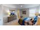 Charming bedroom with a dresser and mirror, offering ample natural light, and closet entry at 133 Way Cross Ln, Troutman, NC 28166