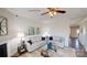 Comfortable living room with a cozy fireplace, stylish sofas, and contemporary decor at 133 Way Cross Ln, Troutman, NC 28166