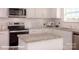 Well-appointed kitchen with stainless steel appliances, white cabinets and granite countertops at 136 Mary Locke Way, Statesville, NC 28677