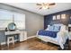 Comfortable bedroom featuring modern decor, ample natural light, and sleek wood flooring at 1485 20Th Ne Ave, Hickory, NC 28601