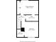 Second floor plan includes a primary bedroom, bedroom, walk-in closet, hall, and bath at 1485 20Th Ne Ave, Hickory, NC 28601