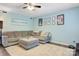 Spacious living room with modern sofa, decor, and a large area rug at 1485 20Th Ne Ave, Hickory, NC 28601
