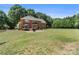 Spacious backyard with lush lawn, privacy fence, patio area, perfect for outdoor gatherings at 1498 Farrow Dr, Rock Hill, SC 29732