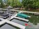 Close up of the marina and available boat slips at 19507 Dufour Ct, Cornelius, NC 28031