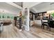 Beautiful home foyer with hardwood floors and staircase and views into the living room at 19507 Dufour Ct, Cornelius, NC 28031