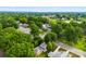 Aerial view of a neighborhood, with lush trees and well-maintained houses at 204 S Elm St, Cherryville, NC 28021