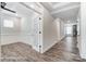 Bright home office with hardwood floors, ceiling fan, and elegant French doors at 2232 Tabor Rd # 570, Sherrills Ford, NC 28673