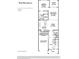 Detailed first floor plan highlighting the layout including the kitchen, primary suite, and garage at 3042 Finchborough Ct # 235, Charlotte, NC 28269