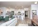 Spacious open-concept living area connecting the kitchen, island seating, and a cozy living space at 4245 Millstream Rd, Denver, NC 28037