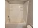 Bathroom shower and tub featuring three corner shelves at 5823 Natick Dr, Charlotte, NC 28214