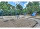 Enjoy the neighborhood playground, featuring a swing set and slides, all located in a lush, wooded setting at 7833 Taymouth Ln, Charlotte, NC 28269