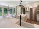 Bright kitchen boasting a large island, stainless steel appliances, and plenty of cabinet space at 10406 Baskerville Ave, Charlotte, NC 28269