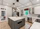 Bright kitchen with a center island, stainless appliances, and subway tile backsplash at 123 Yellow Jacket Cir, Mooresville, NC 28117