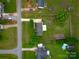 Aerial view of the property showcasing the home's location and surrounding neighborhood at 133 Pheasant Run Rd, Troutman, NC 28166