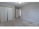 This bedroom has a closet and ensuite bathroom at 133 Pheasant Run Rd, Troutman, NC 28166