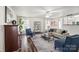 Bright living room with hardwood floors, neutral colors, and lots of natural light at 1961 Leesburg Dr, Clover, SC 29710