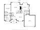 Main floor plan featuring bedrooms, kitchen, garage and dimensions at 26056 Neptunes Lndg, Fort Mill, SC 29708