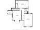 Upstairs floor plan featuring bedrooms, a bathroom and dimensions at 26056 Neptunes Lndg, Fort Mill, SC 29708