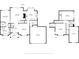 Upstairs floor plan featuring bedrooms, a bathroom and dimensions at 26056 Neptunes Lndg, Fort Mill, SC 29708