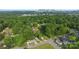 Neighborhood aerial view showcasing the property's location surrounded by lush trees, close to the city at 2913 Lake Ave, Charlotte, NC 28208