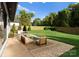 Backyard featuring a patio and ample seating for entertaining at 2913 Lake Ave, Charlotte, NC 28208