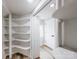 Closet with open shelving on the side, offering storage and functionality at 330 17Th Nw St, Hickory, NC 28601