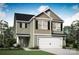 Charming two-story home featuring a two-car garage and welcoming front lawn at 3334 Strong Box Ln, Gastonia, NC 28052