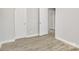Updated bedroom with new floors and closet at 3637 Glenville Rd, Charlotte, NC 28215