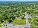 Aerial view of a home showing its landscaping and its surroundings in a suburban setting at 411 W Sycamore St, Lincolnton, NC 28092
