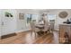 Bright dining room featuring a modern chandelier and ample natural light at 4941 Southview Dr, Hickory, NC 28602
