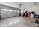 Spacious garage featuring a wide garage door, concrete floors, and ample storage space at 4941 Southview Dr, Hickory, NC 28602