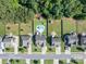 An aerial view of a neighborhood with well-maintained homes and green lawns at 5849 Mcclintock Dr # 117, Denver, NC 28037