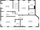 Detailed floor plan showcasing the layout of the home, including bedrooms and bathrooms at 707 Saint Cloud Dr, Statesville, NC 28625