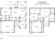 Detailed floor plan showcases the layout of this home, including the living spaces, bedrooms, and garage at 786 Treva Anne Sw Dr, Concord, NC 28027