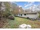 A spacious backyard featuring lush greenery and mature trees, creating a private outdoor oasis at 811 Acclaim Dr, York, SC 29745