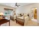 Comfortable bedroom with window views and adjoining bathroom access at 8534 Highgrove St, Charlotte, NC 28277