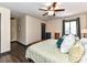 Spacious bedroom featuring a ceiling fan and natural light at 100 Willow Run Dr # 26, Gastonia, NC 28056