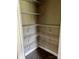 Pantry with shelving and vinyl flooring offers ample storage at 1024 Short St, Salisbury, NC 28144