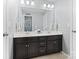 Bathroom featuring a double vanity and light blue walls at 1104 Snowbird Ln, Waxhaw, NC 28173