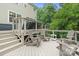 Multi-level deck with comfortable seating and a relaxed outdoor ambiance at 1104 Snowbird Ln, Waxhaw, NC 28173